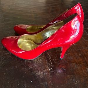 Patent red heels